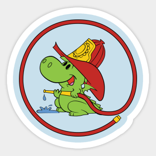 Grisu the Firefighter Dragon Sticker